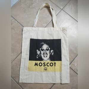 Cute MOSCOT NYC Eyeglasses TOTE BAG Pop Art Cotton All Purpose Groceries Eyewear